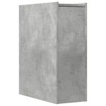 Casa si Gradina - Mobilier - Dulapuri si sifoniere - Dulapuri - Dulap de baie ingust cu roti, gri beton, lemn prelucrat - Infinity.ro