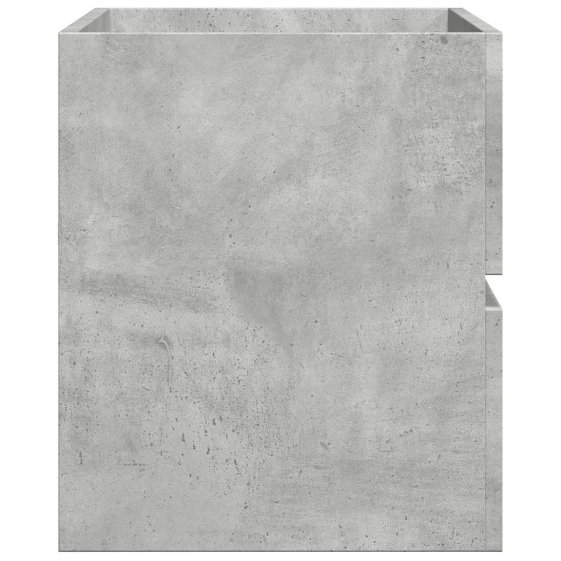 Casa si Gradina - Mobilier - Mobilier baie - Comode baie - Dulap de chiuveta, gri beton, 90x38,5x45 cm, lemn prelucrat - Infinity.ro