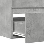 Casa si Gradina - Mobilier - Mobilier baie - Comode baie - Dulap de chiuveta, gri beton, 90x38,5x45 cm, lemn prelucrat - Infinity.ro