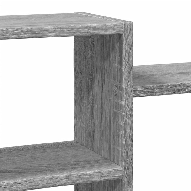 Casa si Gradina - Mobilier - Biblioteci si rafturi - Rafturi - Raft de perete, gri sonoma, 129x18x42 cm, lemn prelucrat - Infinity.ro