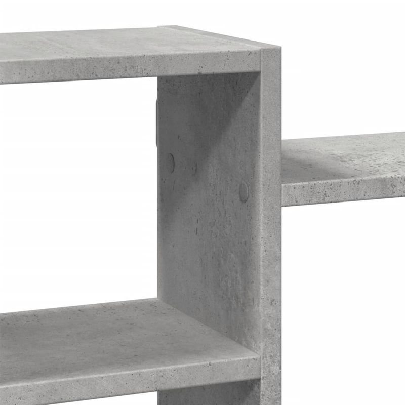 Casa si Gradina - Mobilier - Biblioteci si rafturi - Rafturi - Raft de perete, gri beton, 129x18x42 cm, lemn prelucrat - Infinity.ro