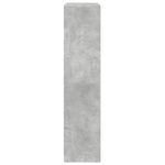 Casa si Gradina - Mobilier - Biblioteci si rafturi - Biblioteci - Biblioteca/separator 3 niveluri gri beton 123x29x123 cm lemn - Infinity.ro