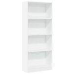 Casa si Gradina - Mobilier - Biblioteci si rafturi - Biblioteci - Biblioteca, alb, 60x24x143 cm, lemn prelucrat - Infinity.ro