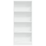 Casa si Gradina - Mobilier - Biblioteci si rafturi - Biblioteci - Biblioteca, alb, 60x24x143 cm, lemn prelucrat - Infinity.ro
