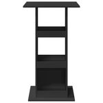 Casa si Gradina - Mobilier - Mese si birouri - Mese bucatarie si dining - Masa de bar cu depozitare, negru, 60x60x102 cm, lemn prelucrat - Infinity.ro