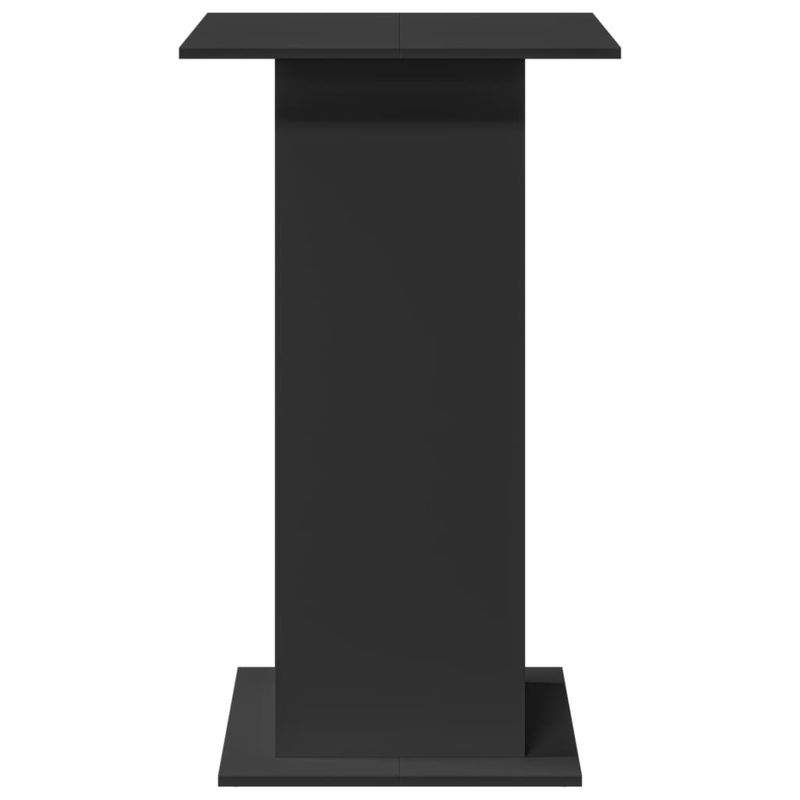 Casa si Gradina - Mobilier - Mese si birouri - Mese bucatarie si dining - Masa de bar cu depozitare, negru, 60x60x102 cm, lemn prelucrat - Infinity.ro