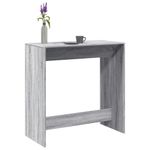 Casa si Gradina - Mobilier - Mese si birouri - Mese bucatarie si dining - Masa de bar, Sonoma gri, 102x50x103,5 cm, lemn prelucrat - Infinity.ro