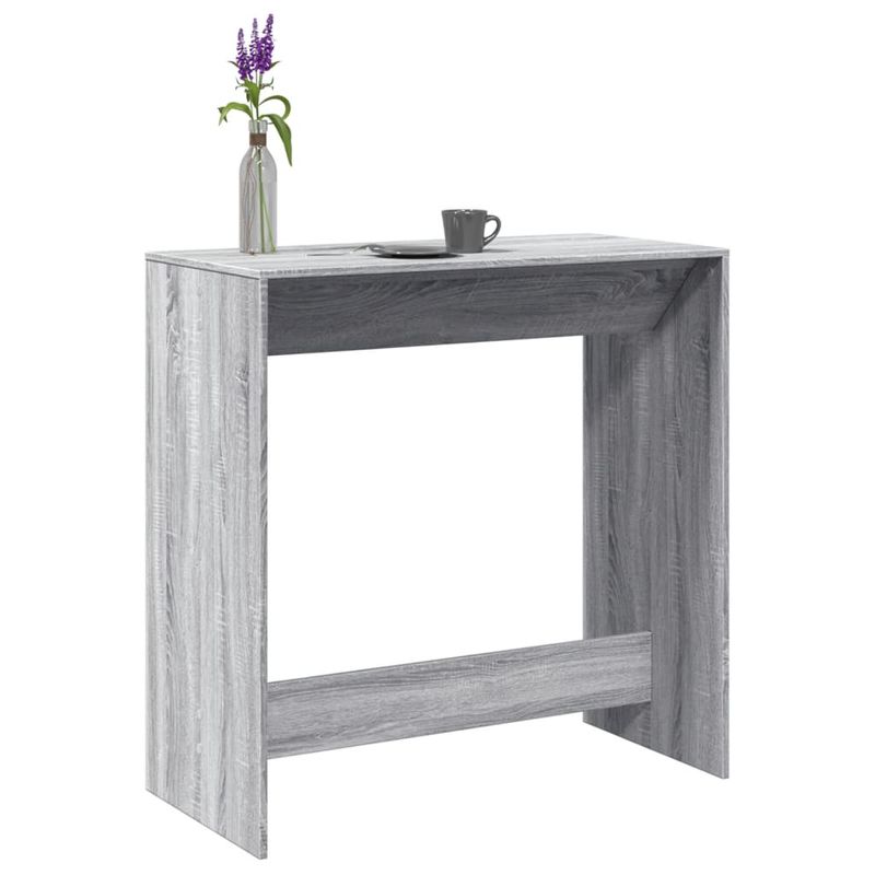 Casa si Gradina - Mobilier - Mese si birouri - Mese bucatarie si dining - Masa de bar, Sonoma gri, 102x50x103,5 cm, lemn prelucrat - Infinity.ro