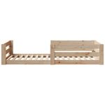 Casa si Gradina - Mobilier - Paturi si accesorii - Paturi - Cadru de pat fara saltea, 75x190 cm, lemn masiv de pin - Infinity.ro