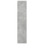 Casa si Gradina - Mobilier - Biblioteci si rafturi - Biblioteci - Biblioteca, gri beton, 40x24x109 cm, lemn prelucrat - Infinity.ro