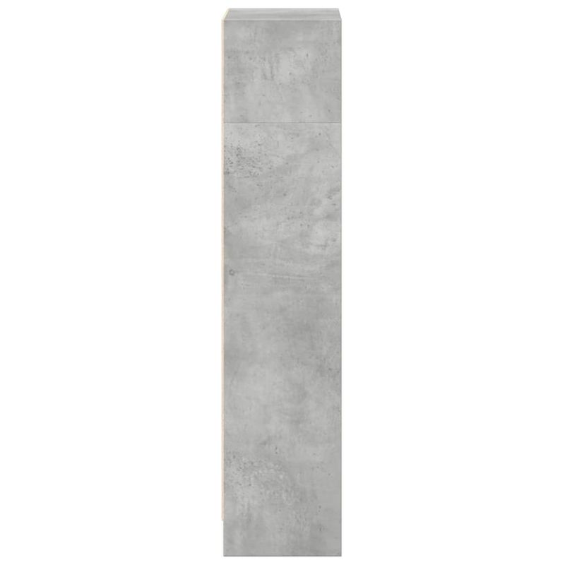 Casa si Gradina - Mobilier - Biblioteci si rafturi - Biblioteci - Biblioteca, gri beton, 40x24x109 cm, lemn prelucrat - Infinity.ro