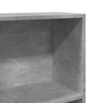 Casa si Gradina - Mobilier - Biblioteci si rafturi - Biblioteci - Biblioteca, gri beton, 40x24x109 cm, lemn prelucrat - Infinity.ro