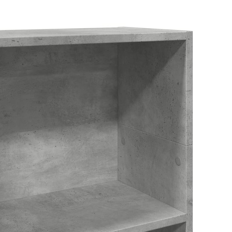 Casa si Gradina - Mobilier - Biblioteci si rafturi - Biblioteci - Biblioteca, gri beton, 40x24x109 cm, lemn prelucrat - Infinity.ro