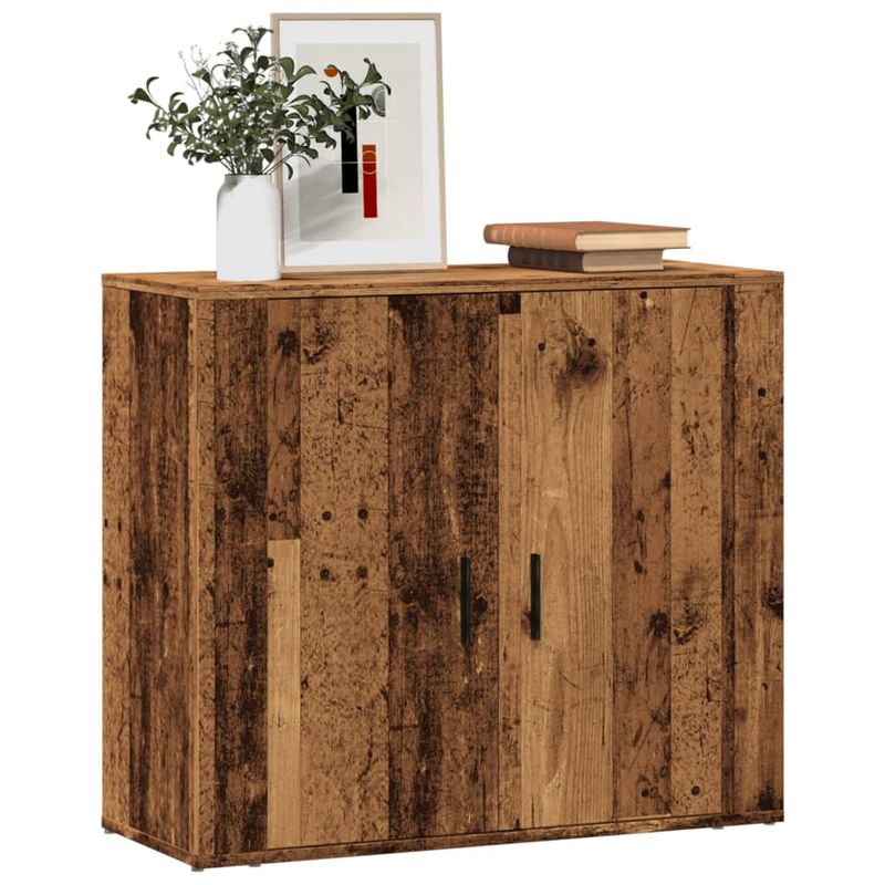 Casa si Gradina - Mobilier - Comode si corpuri - Comode - Dulap, lemn vechi, 80x33x70 cm, lemn prelucrat - Infinity.ro