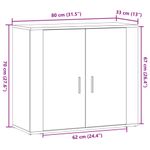 Casa si Gradina - Mobilier - Comode si corpuri - Comode - Dulap, lemn vechi, 80x33x70 cm, lemn prelucrat - Infinity.ro