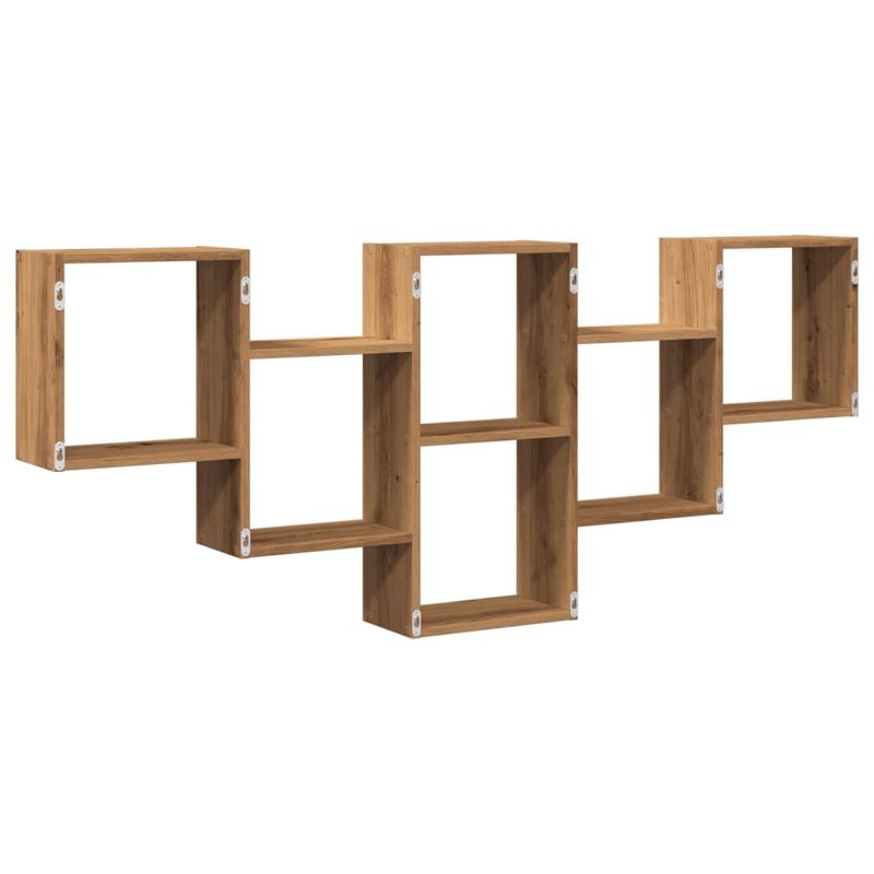 Casa si Gradina - Mobilier - Biblioteci si rafturi - Rafturi - Raft de perete, lemn artizanal, 159x18x66 cm, lemn prelucrat - Infinity.ro