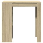 Casa si Gradina - Mobilier - Mese si birouri - Mese bucatarie si dining - Masa de bar cu rafturi, stejar sonoma, 102x50x103,5 cm, lemn - Infinity.ro