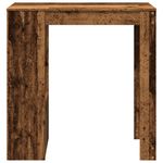 Casa si Gradina - Mobilier - Mese si birouri - Mese bucatarie si dining - Masa bar cu rafturi, lemn vechi, 102x50x103,5 cm lemn prelucrat - Infinity.ro