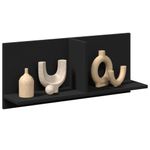 Casa si Gradina - Mobilier - Biblioteci si rafturi - Rafturi - Dulap de perete, negru, 70x16,5x30 cm, lemn prelucrat - Infinity.ro