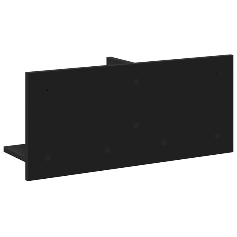 Casa si Gradina - Mobilier - Biblioteci si rafturi - Rafturi - Dulap de perete, negru, 70x16,5x30 cm, lemn prelucrat - Infinity.ro