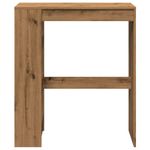 Casa si Gradina - Mobilier - Mese si birouri - Mese bucatarie si dining - Masa bar cu rafturi, stejar artizanal, 90x40x103,5 cm, lemn - Infinity.ro