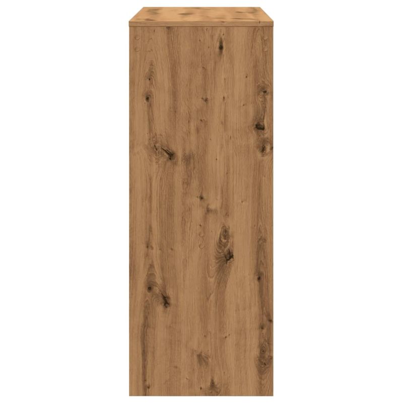 Casa si Gradina - Mobilier - Mese si birouri - Mese bucatarie si dining - Masa bar cu rafturi, stejar artizanal, 90x40x103,5 cm, lemn - Infinity.ro
