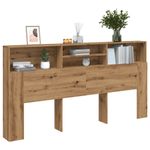Casa si Gradina - Mobilier - Paturi si accesorii - Accesorii paturi - Tablie pat/dulap, lemn artizanal 200x19x103,5 cm lemn prelucrat - Infinity.ro