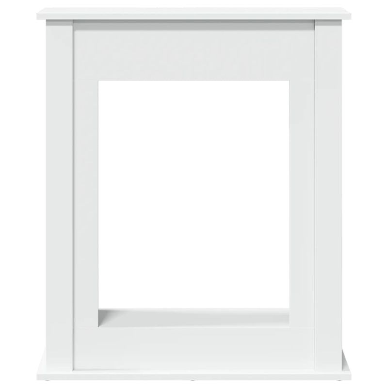 Casa si Gradina - Termice - Sobe, Seminee si accesorii - Accesorii seminee si sobe - Masca de semineu, alb, 75x20x87,5 cm, lemn prelucrat - Infinity.ro