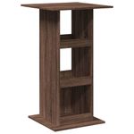Casa si Gradina - Mobilier - Mese si birouri - Mese bucatarie si dining - Masa bar cu depozitare stejar maro 60x60x102 cm lemn prelucrat - Infinity.ro