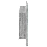 Casa si Gradina - Mobilier - Mobilier baie - Oglinzi baie - Oglinda de baie LED, gri sonoma, 60x8,5x38 cm lemn prelucrat - Infinity.ro
