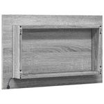 Casa si Gradina - Mobilier - Mobilier baie - Oglinzi baie - Oglinda de baie LED, gri sonoma, 60x8,5x38 cm lemn prelucrat - Infinity.ro