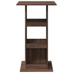 Casa si Gradina - Mobilier - Mese si birouri - Mese bucatarie si dining - Masa bar cu depozitare stejar maro 60x60x102 cm lemn prelucrat - Infinity.ro