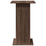 Casa si Gradina - Mobilier - Mese si birouri - Mese bucatarie si dining - Masa bar cu depozitare stejar maro 60x60x102 cm lemn prelucrat - Infinity.ro