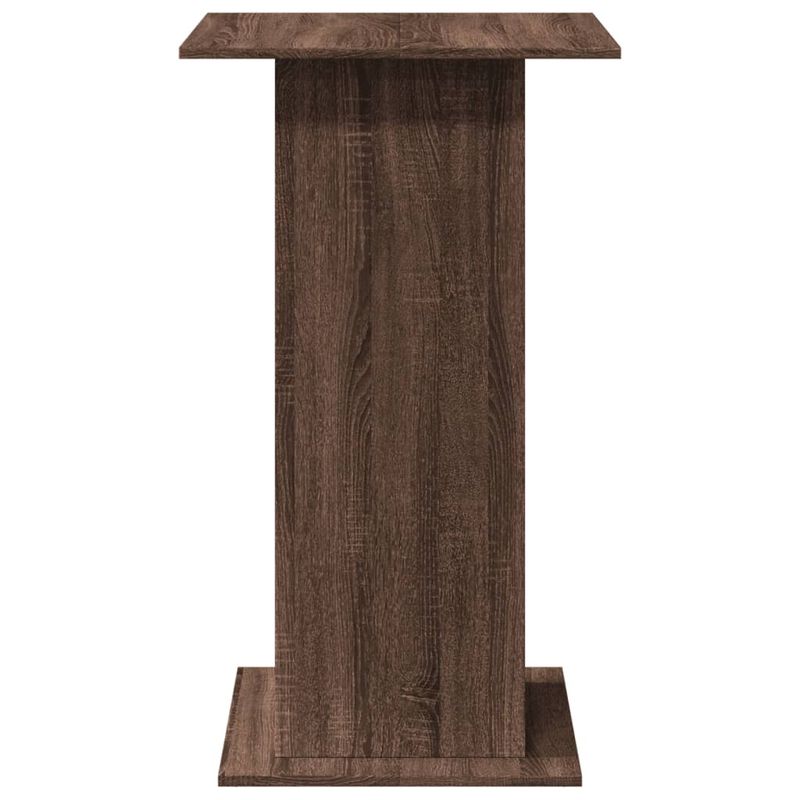 Casa si Gradina - Mobilier - Mese si birouri - Mese bucatarie si dining - Masa bar cu depozitare stejar maro 60x60x102 cm lemn prelucrat - Infinity.ro
