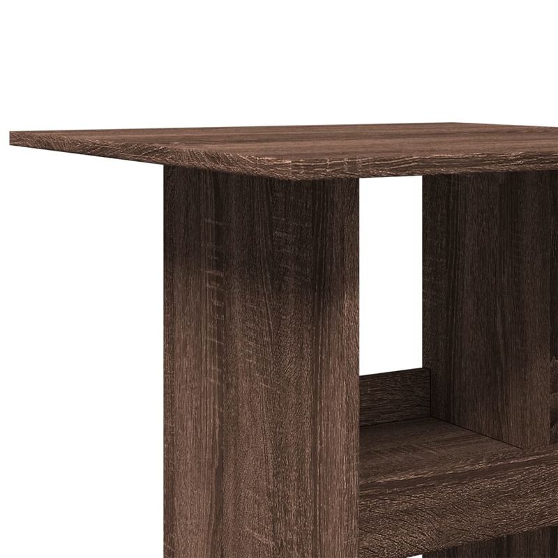 Casa si Gradina - Mobilier - Mese si birouri - Mese bucatarie si dining - Masa bar cu depozitare stejar maro 60x60x102 cm lemn prelucrat - Infinity.ro