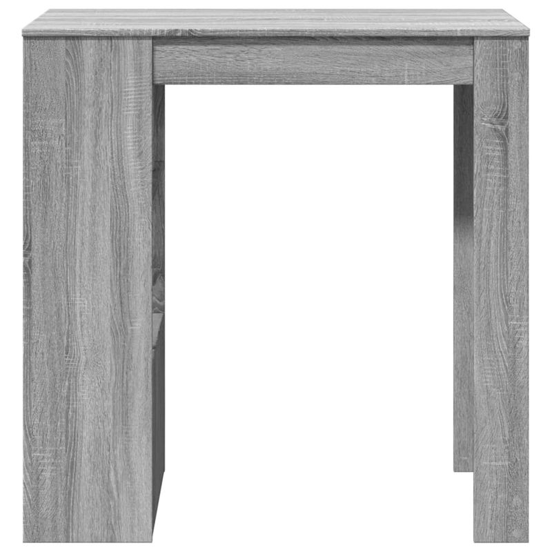 Casa si Gradina - Mobilier - Mese si birouri - Mese bucatarie si dining - Masa bar cu rafturi, gri sonoma, 102x50x103,5 cm lemn prelucrat - Infinity.ro
