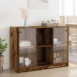 Casa si Gradina - Mobilier - Comode si corpuri - Comode - Dulap, lemn invechit, 102x37x75,5 cm, lemn prelucrat - Infinity.ro