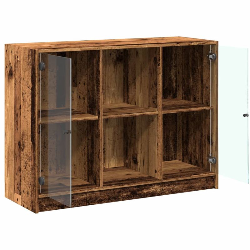 Casa si Gradina - Mobilier - Comode si corpuri - Comode - Dulap, lemn invechit, 102x37x75,5 cm, lemn prelucrat - Infinity.ro