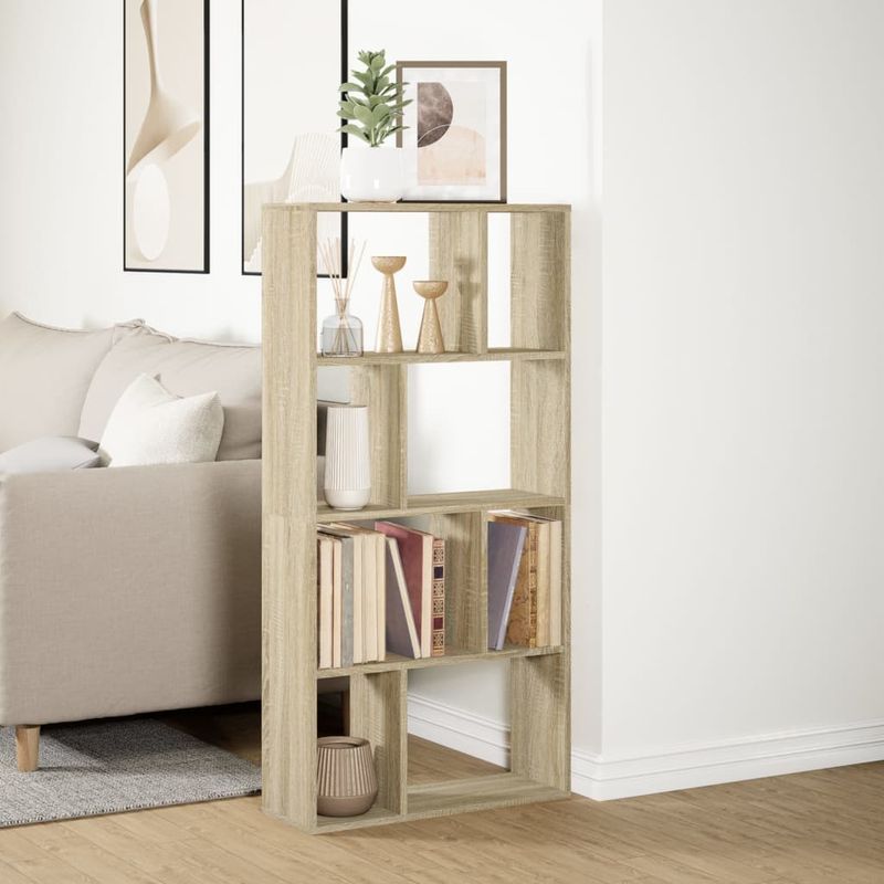 Casa si Gradina - Mobilier - Biblioteci si rafturi - Biblioteci - Biblioteca, stejar sonoma, 60x20x120 cm, lemn prelucrat - Infinity.ro
