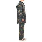 Casa si Gradina - Constructii - Echipamente de lucru - Imbracaminte protectia muncii - Costum de ploaie, 2 piese, cu gluga, imprimeu camuflaj, XXL - Infinity.ro