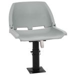 Auto si Moto - Ambarcatiuni - Piese pentru ambarcatiuni - Set scaun pliabil, 2 piese, fara pernă, 48x51x41 cm, model cu piedestal reglabil - Infinity.ro