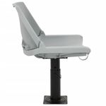 Auto si Moto - Ambarcatiuni - Piese pentru ambarcatiuni - Set scaun pliabil, 2 piese, fara pernă, 48x51x41 cm, model cu piedestal reglabil - Infinity.ro