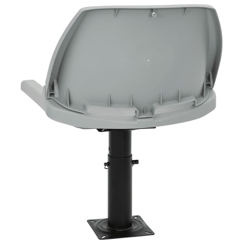 Auto si Moto - Ambarcatiuni - Piese pentru ambarcatiuni - Set scaun pliabil, 2 piese, fara pernă, 48x51x41 cm, model cu piedestal reglabil - Infinity.ro