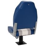 Auto si Moto - Ambarcatiuni - Piese pentru ambarcatiuni - Set cu scaun pentru barca, pliabil, 4 piese, spatar inalt, model cu piedestal - Infinity.ro