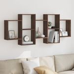 Casa si Gradina - Mobilier - Biblioteci si rafturi - Rafturi - Raft de perete, stejar maro, 159x18x65 cm, lemn compozit - Infinity.ro