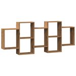 Casa si Gradina - Mobilier - Biblioteci si rafturi - Rafturi - Raft de perete, lemn artizanal, 159x18x65 cm, lemn prelucrat - Infinity.ro