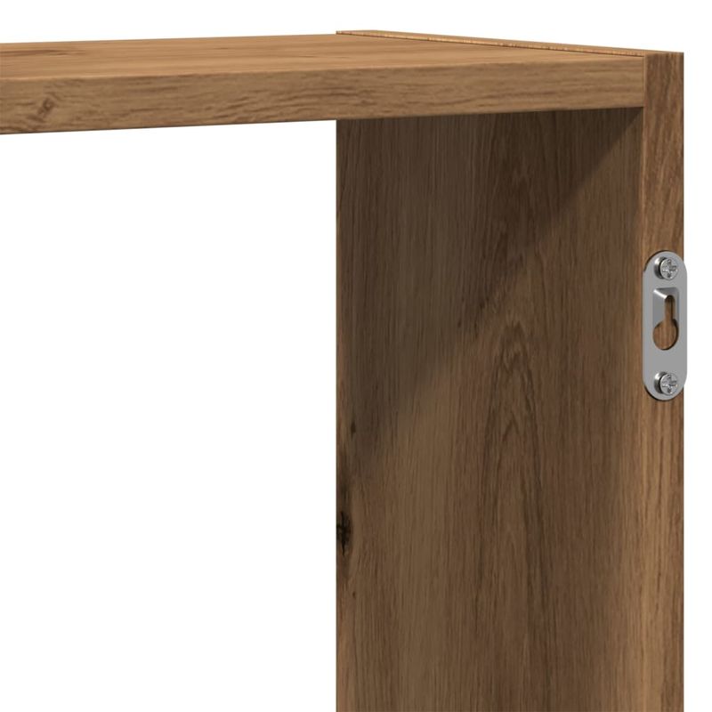 Casa si Gradina - Mobilier - Biblioteci si rafturi - Rafturi - Raft de perete, lemn artizanal, 159x18x65 cm, lemn prelucrat - Infinity.ro
