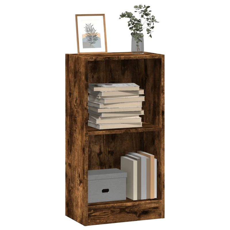 Casa si Gradina - Mobilier - Biblioteci si rafturi - Biblioteci - Biblioteca, stejar fumuriu, 40x24x76 cm, lemn prelucrat - Infinity.ro