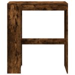 Casa si Gradina - Mobilier - Mese si birouri - Mese bucatarie si dining - Masa de bar cu rafturi, stejar fumuriu, 90x40x103,5 cm, lemn - Infinity.ro
