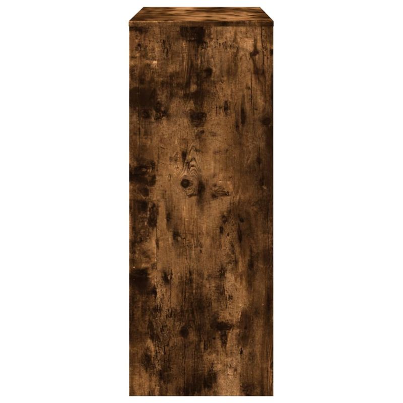 Casa si Gradina - Mobilier - Mese si birouri - Mese bucatarie si dining - Masa de bar cu rafturi, stejar fumuriu, 90x40x103,5 cm, lemn - Infinity.ro